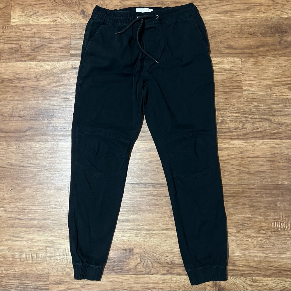 Men’s Medium Black Joggers Stitches & Rivets